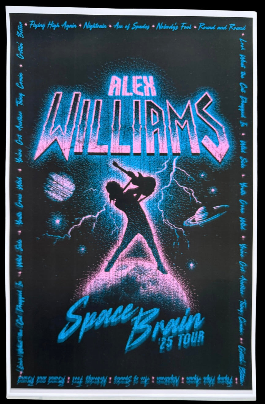 SIGNED SPACE BRAIN TOUR POSTER